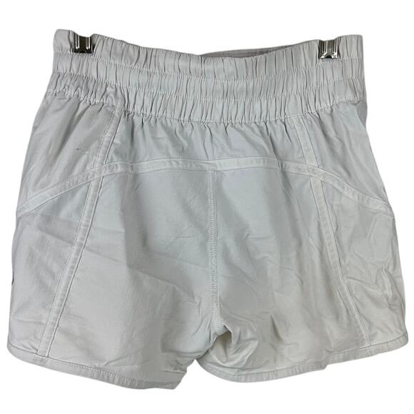 Lululemon Tracker Short V 4" White Women's Size 4 Good Used Condition STAINED - Picture 2 of 8